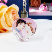 Custom Crystal Key Ring with Printing Photos